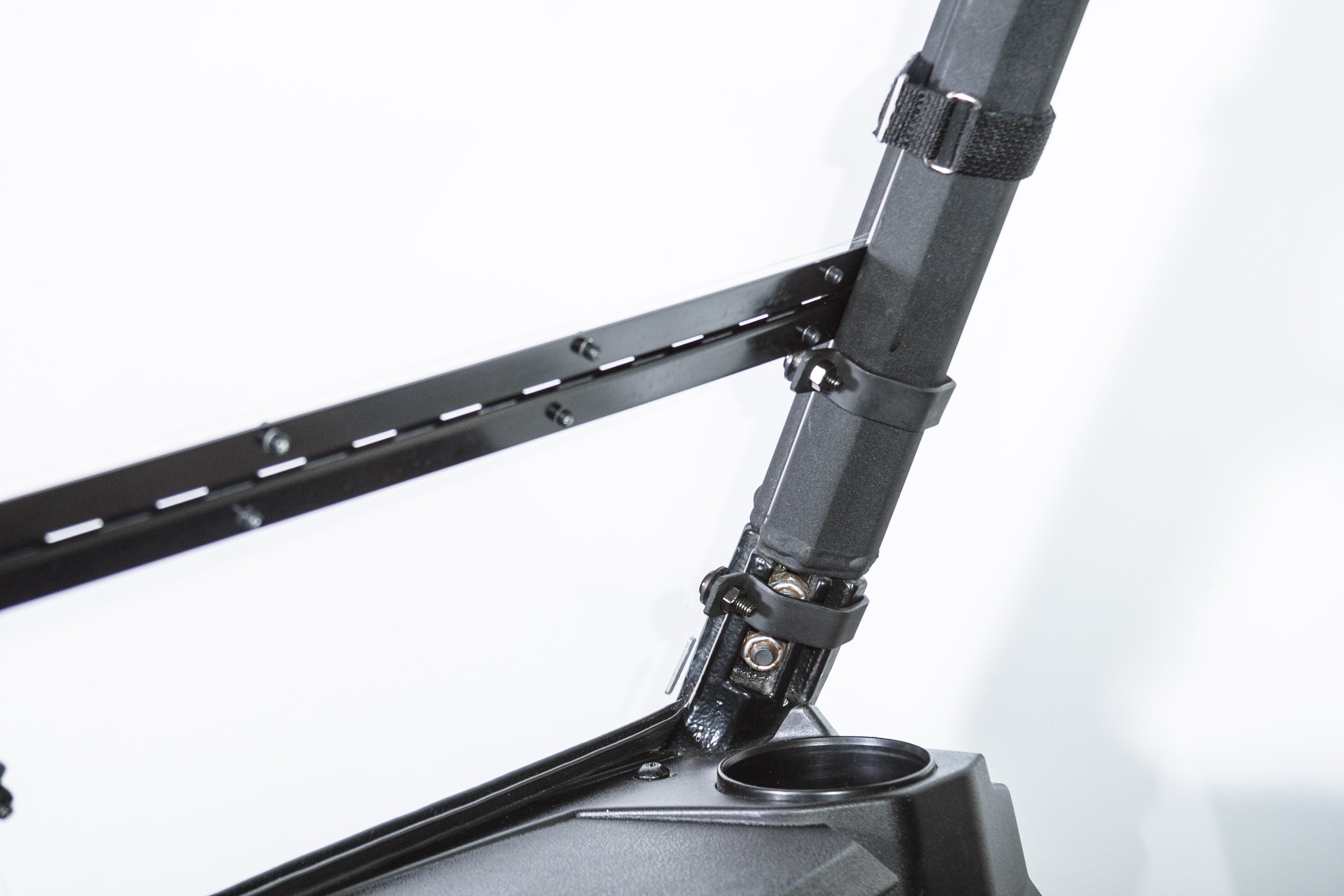 Photo of 2018-2024 ARCTIC CAT PROWLER PRO WITH PRO FIT FRAME (COMPATIBLE WITH TRACKER 800SX) TILTING UTV WINDSHIELD - FOR FACTORY HARD TOP (TK00134, TK00224 & TK00421) by TerraRider UTV Windshields & Accessories - Premium for UTVs / Side by Sides