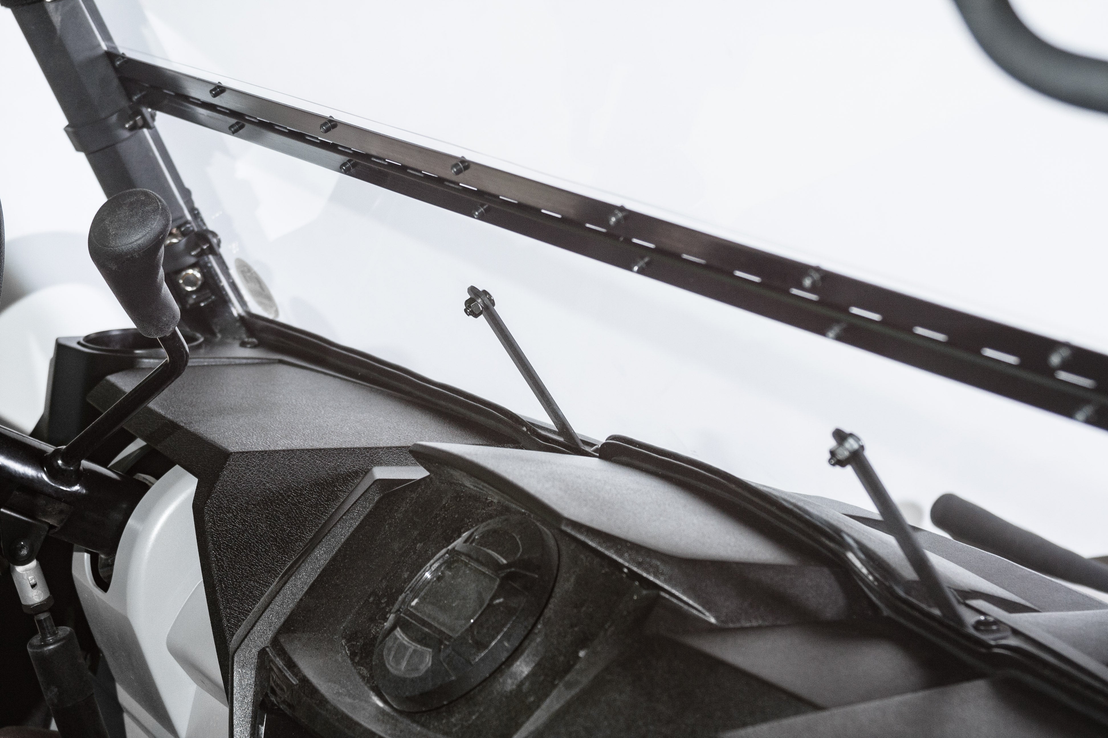 Photo of 2018-2024 ARCTIC CAT PROWLER PRO WITH PRO FIT FRAME (COMPATIBLE WITH TRACKER 800SX) TILTING UTV WINDSHIELD - FOR FACTORY HARD TOP (TK00134, TK00224 & TK00421) by TerraRider UTV Windshields & Accessories - Premium for UTVs / Side by Sides