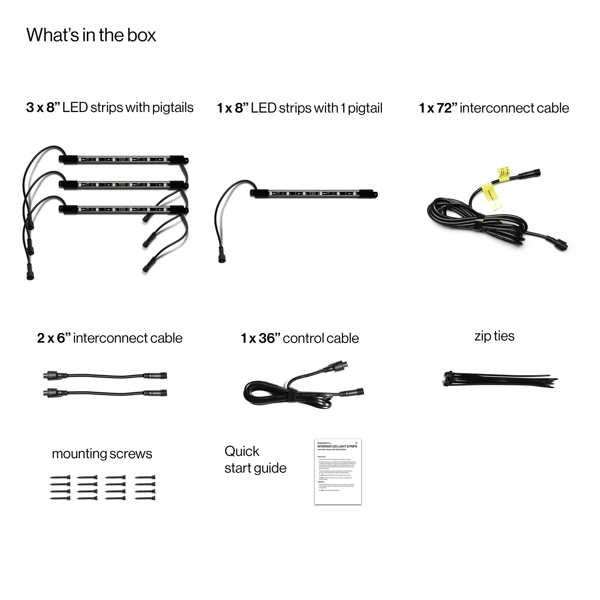 Photo of Extreme Strips - Interior LED Light Strips by ECOXGEAR - Premium for UTVs / Side by Sides