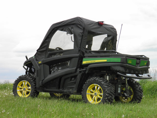 Photo of John Deere Gator 850i/860i - Full Cab Enclosure for Hard Windshield w/Lower Door Insert Option (Half Doors) by 3 Star UTV - Premium Enclosures for UTVs / Side by Sides