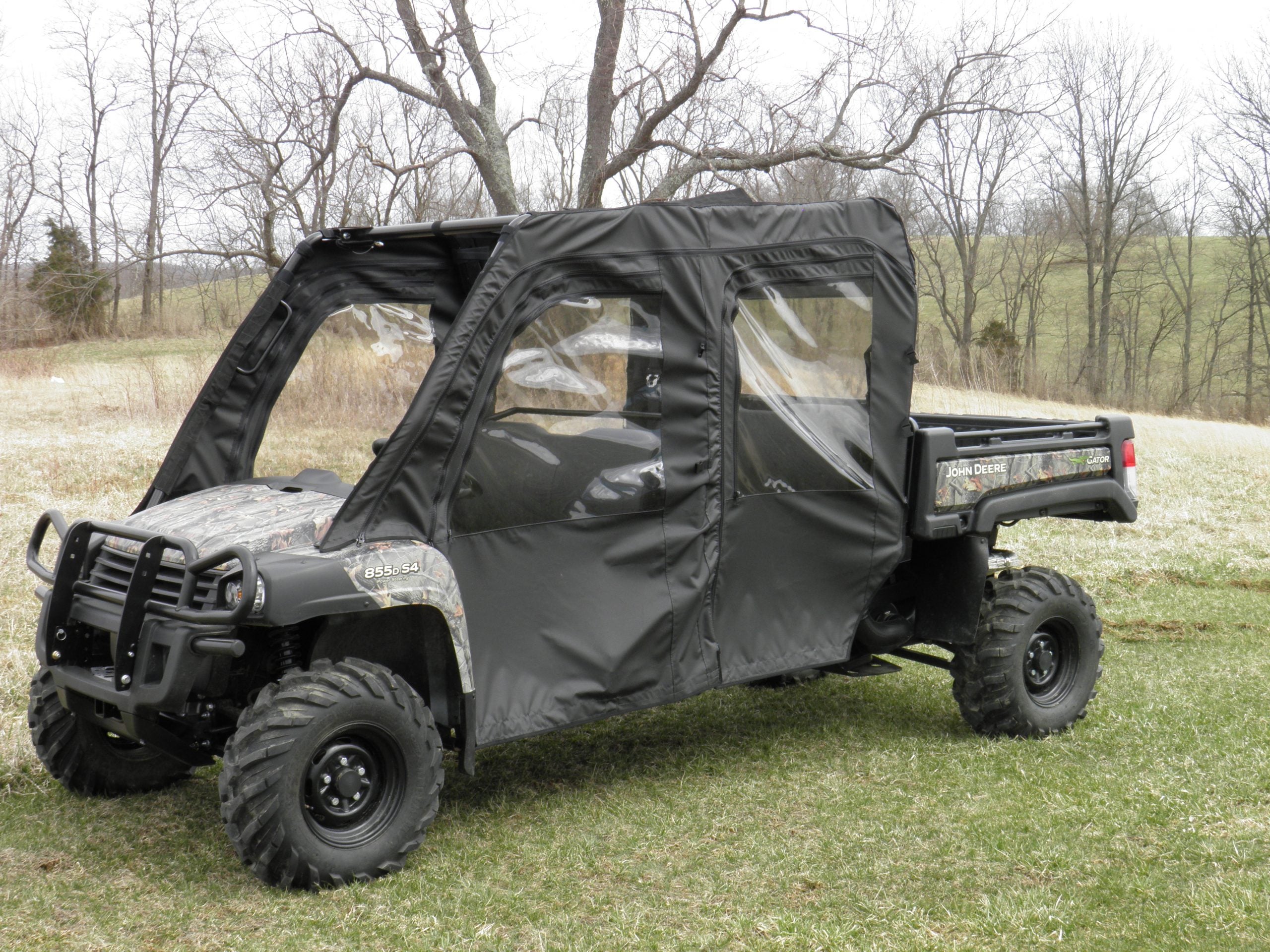 Photo of John Deere Gator XUV 4-Seater - Door/Rear Window Combo by 3 Star UTV - Premium Enclosures for UTVs / Side by Sides