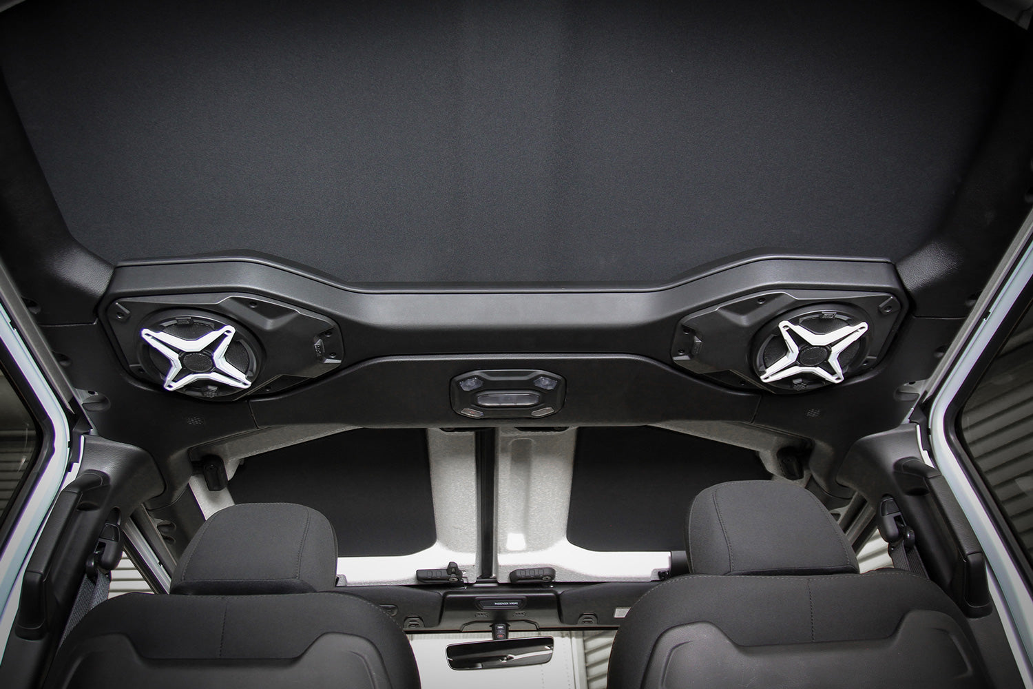 Photo of SSV Works - 2018-2023 Jeep JL / JT Overhead 6.5in Speaker Adapters by SSV Works - Premium for UTVs / Side by Sides