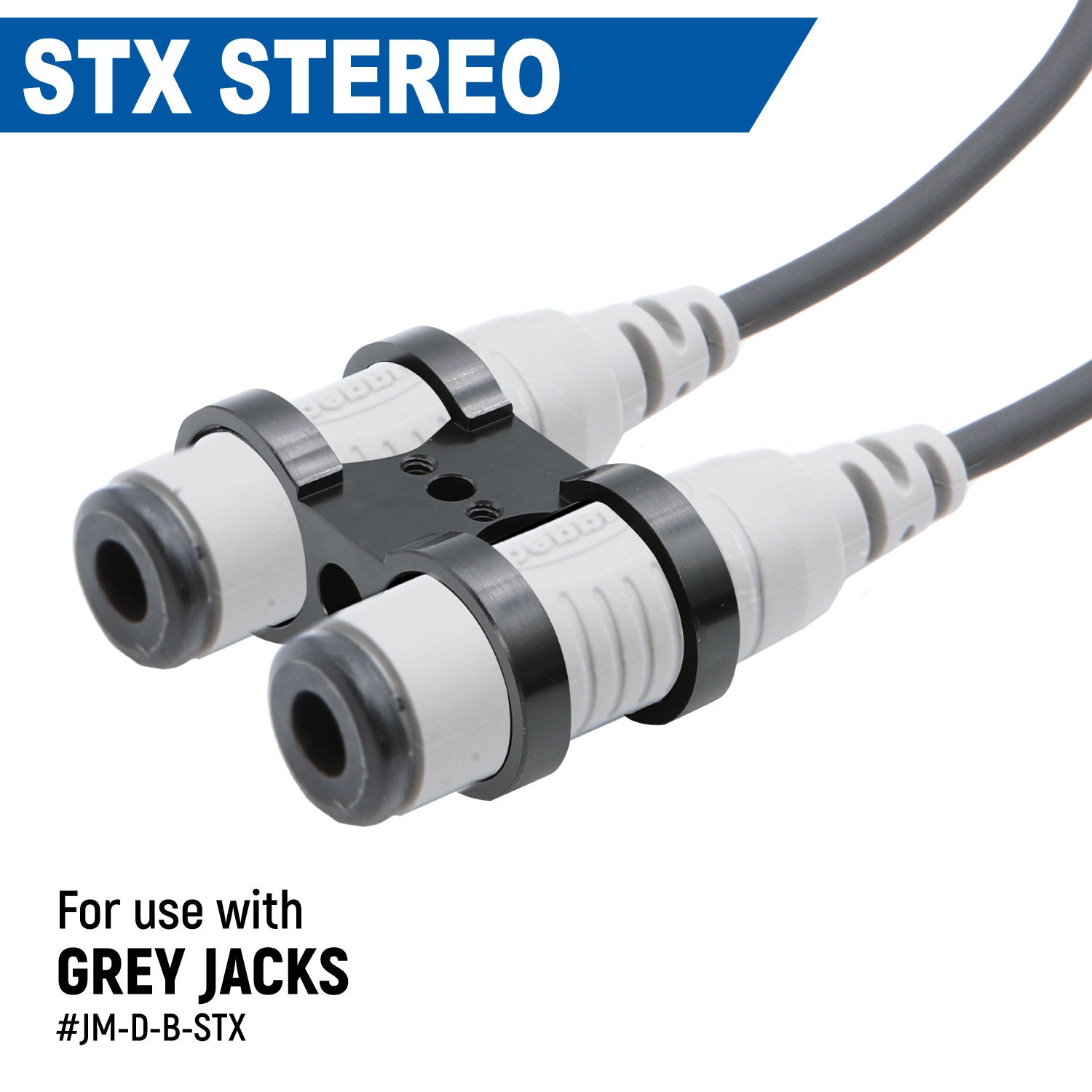 Photo of Dual Headset or Helmet Jack - Bar Mount by Rugged Radios - Premium for UTVs / Side by Sides