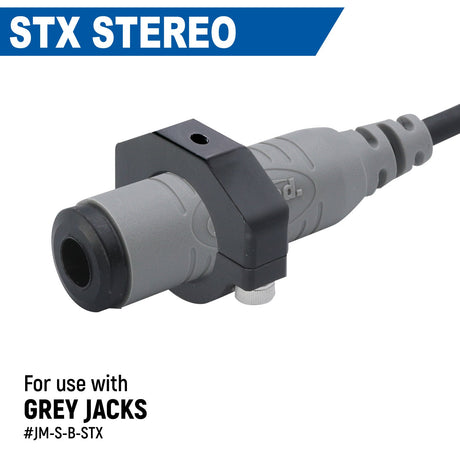 Photo of Single Headset / Helmet Jack - Bar Mount by Rugged Radios - Premium for UTVs / Side by Sides