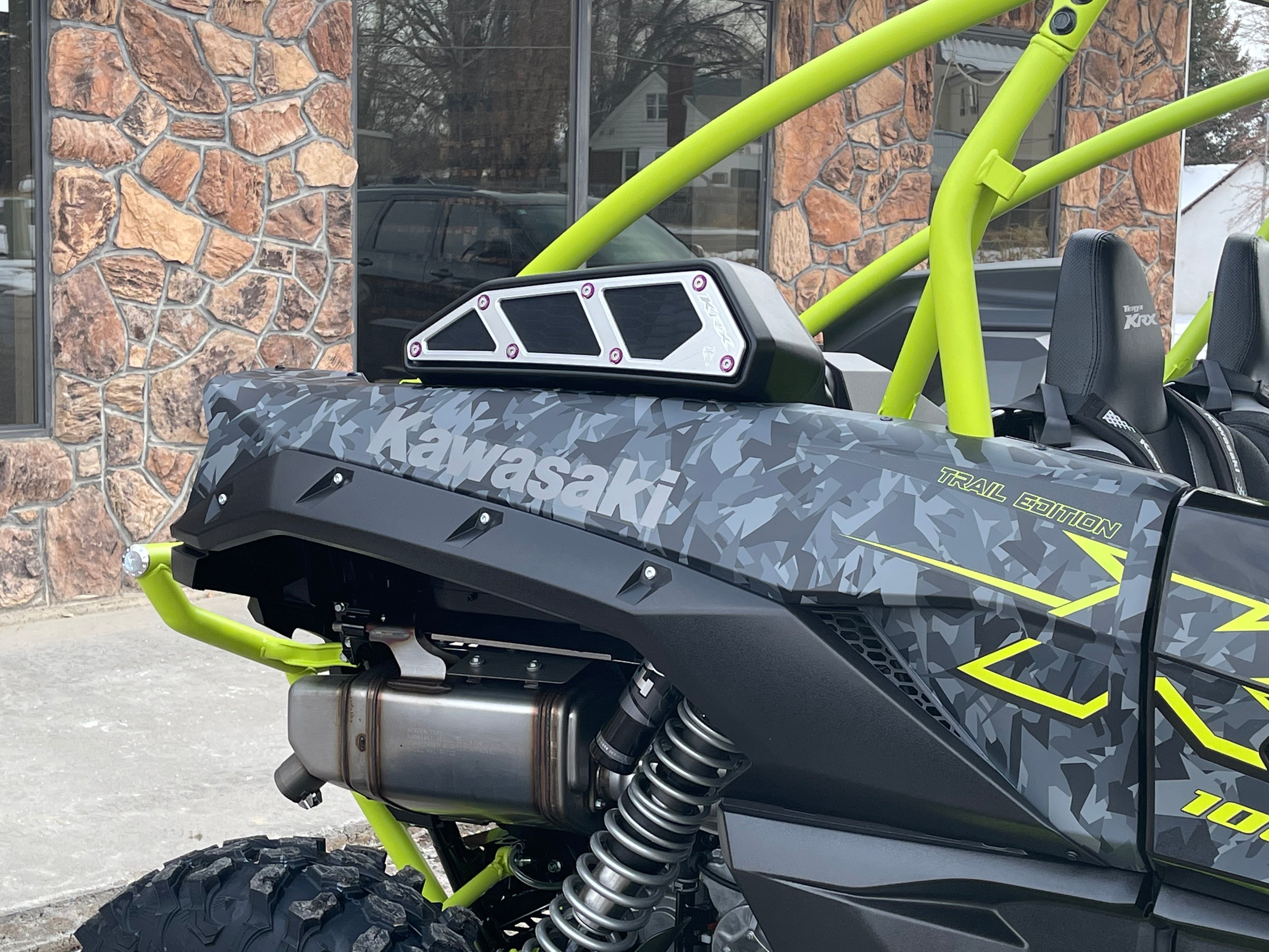 Photo of KRX 1000 Billet 'FrogSkin' Intake Covers by Viper Machine - Premium for UTVs / Side by Sides