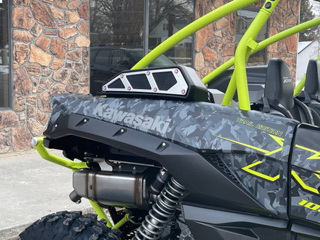 Photo of KRX 1000 Billet 'FrogSkin' Intake Covers by Viper Machine - Premium for UTVs / Side by Sides