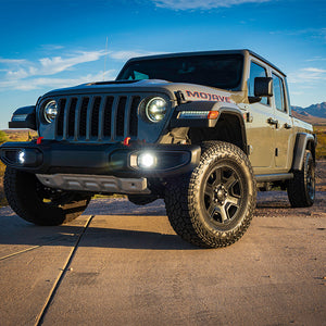 Photo of JL/JT SAE PLUG N PLAY FOG KIT by Nacho Offroad Lighting - Premium for UTVs / Side by Sides