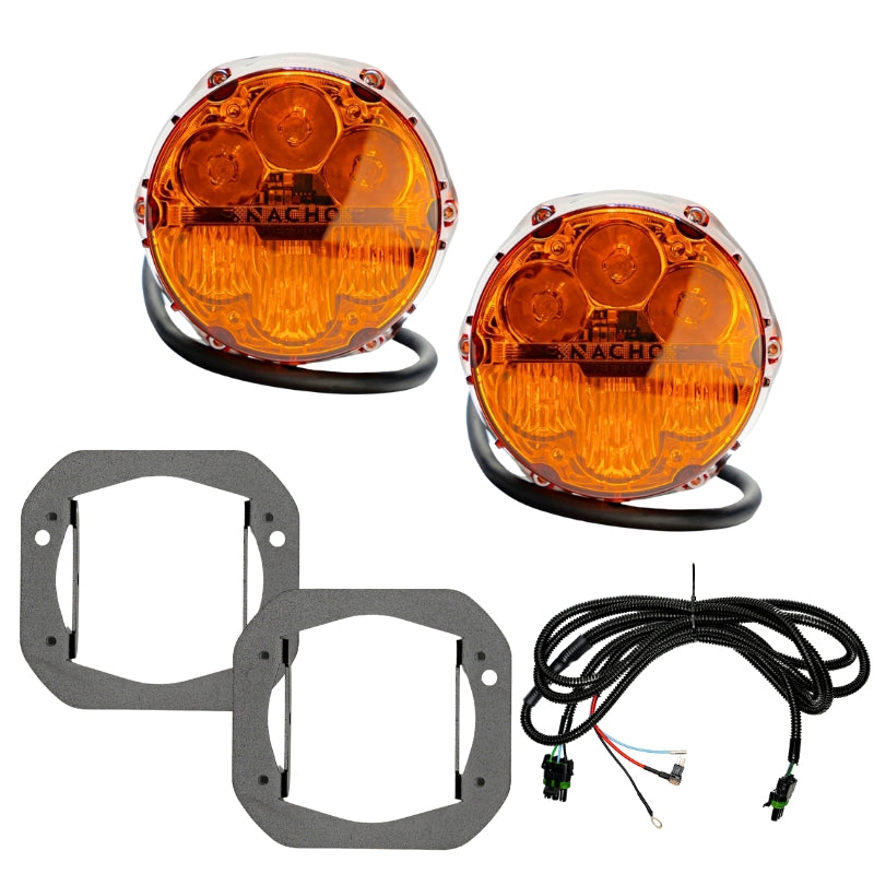 Photo of JL/JT SAE PLUG N PLAY FOG KIT by Nacho Offroad Lighting - Premium for UTVs / Side by Sides