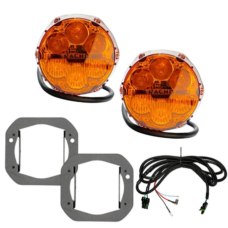 Photo of JL/JT SAE PLUG N PLAY FOG KIT by Nacho Offroad Lighting - Premium for UTVs / Side by Sides