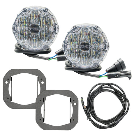 Photo of JL/JT SAE PLUG N PLAY FOG KIT by Nacho Offroad Lighting - Premium for UTVs / Side by Sides