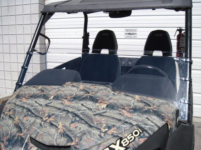 Photo of TK00600 JOHN DEERE GATOR RSX HALF UTV WINDSHIELD - SCRATCH RESISTANT 1/4” by TerraRider UTV Windshields & Accessories - Premium for UTVs / Side by Sides