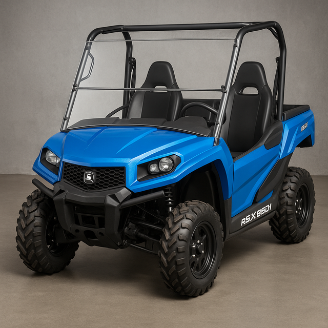 Photo of TK00597 JOHN DEERE GATOR RSX TILTING UTV WINDSHIELD - SCRATCH RESISTANT 1/4” - FOR SOFT OR NO TOP by TerraRider UTV Windshields & Accessories - Premium for UTVs / Side by Sides