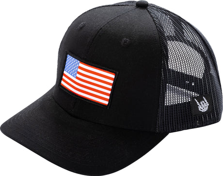 Photo of American Flag Trucker Hat by Bad Flag Store - Premium Apparel & Accessories for UTVs / Side by Sides