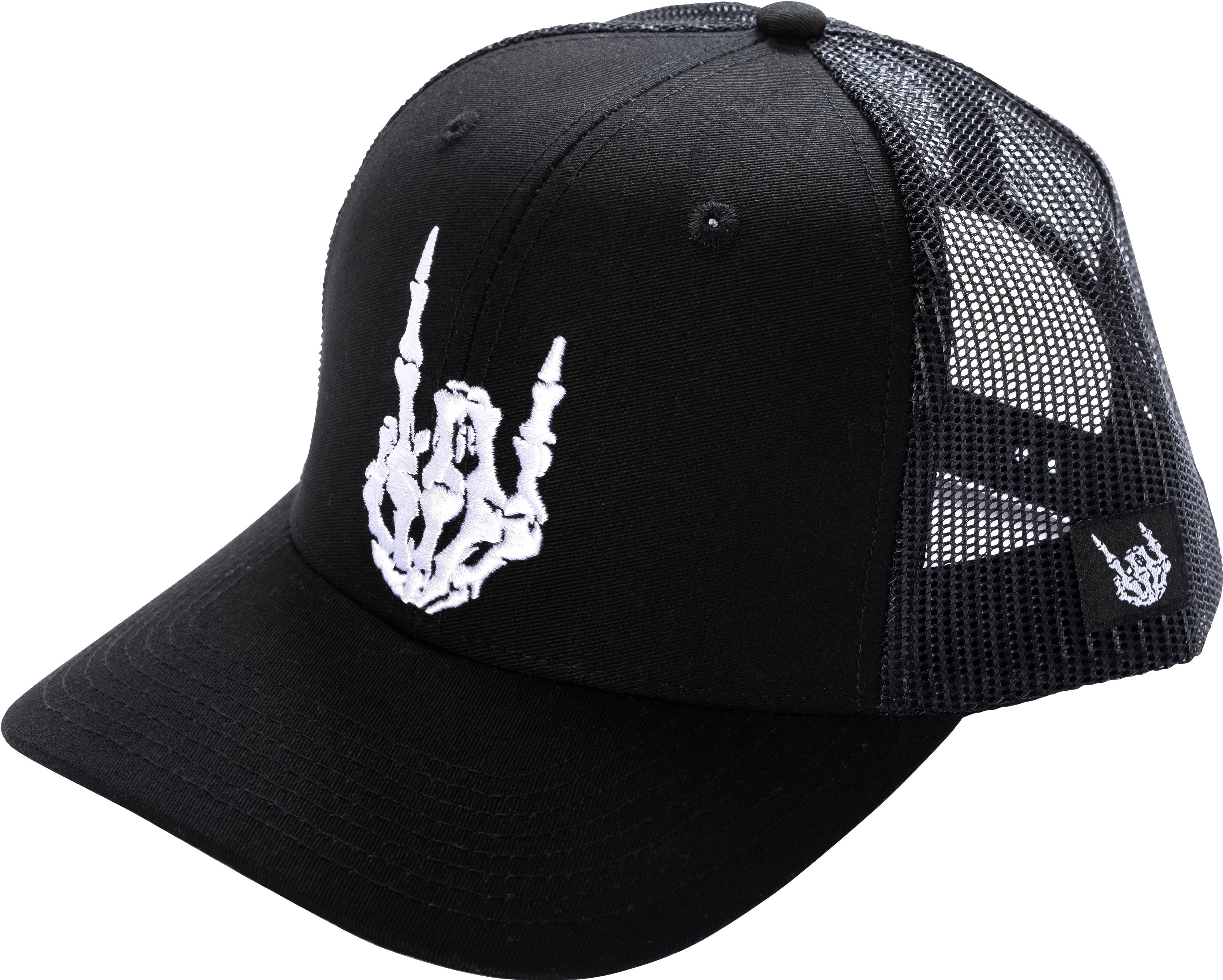 Photo of BadFlag Skeleton Hand Trucker Hat by Bad Flag Store - Premium Apparel & Accessories for UTVs / Side by Sides