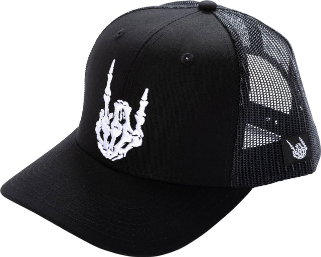 Photo of BadFlag Skeleton Hand Trucker Hat by Bad Flag Store - Premium Apparel & Accessories for UTVs / Side by Sides