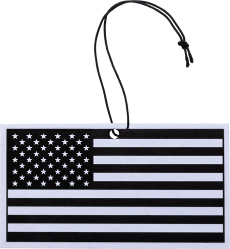 Photo of Black and White American Flag Air Freshener Vanilla Scent by Bad Flag Store - Premium Apparel & Accessories for UTVs / Side by Sides