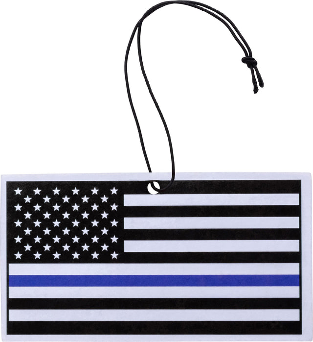 Photo of Blue Line American Flag Air Freshener VANILLA Scent by Bad Flag Store - Premium Accessories for UTVs / Side by Sides