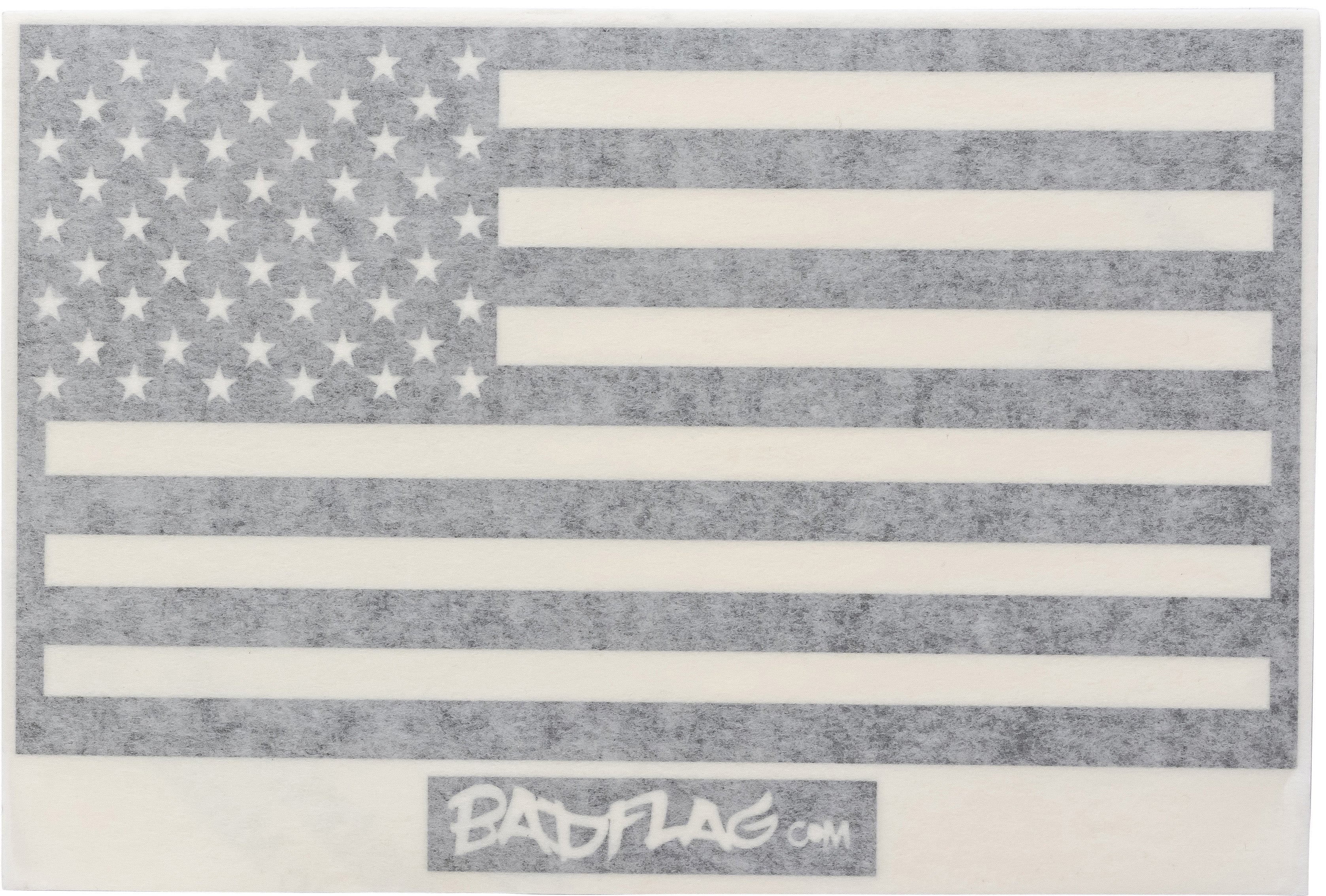 Photo of Black American Flag Vinyl Decal (Left and Right sides) by Bad Flag Store - Premium Accessories for UTVs / Side by Sides