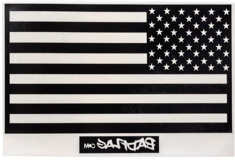 Photo of Black American Flag Vinyl Decal (Left and Right sides) by Bad Flag Store - Premium Apparel & Accessories for UTVs / Side by Sides