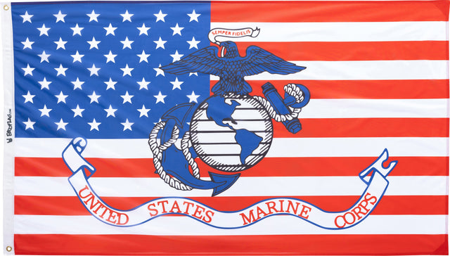 Photo of United States Marine Corps American Flag by Bad Flag Store - Premium Flags for UTVs / Side by Sides