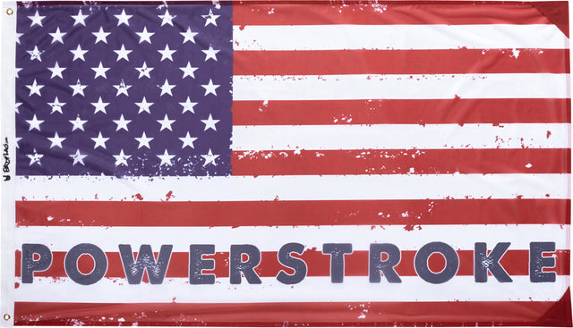 Photo of Powerstroke American Flag by Bad Flag Store - Premium Flags for UTVs / Side by Sides