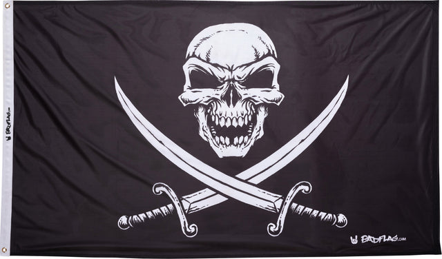 Photo of Jolly Roger Pirate Flag by Bad Flag Store - Premium Flags for UTVs / Side by Sides