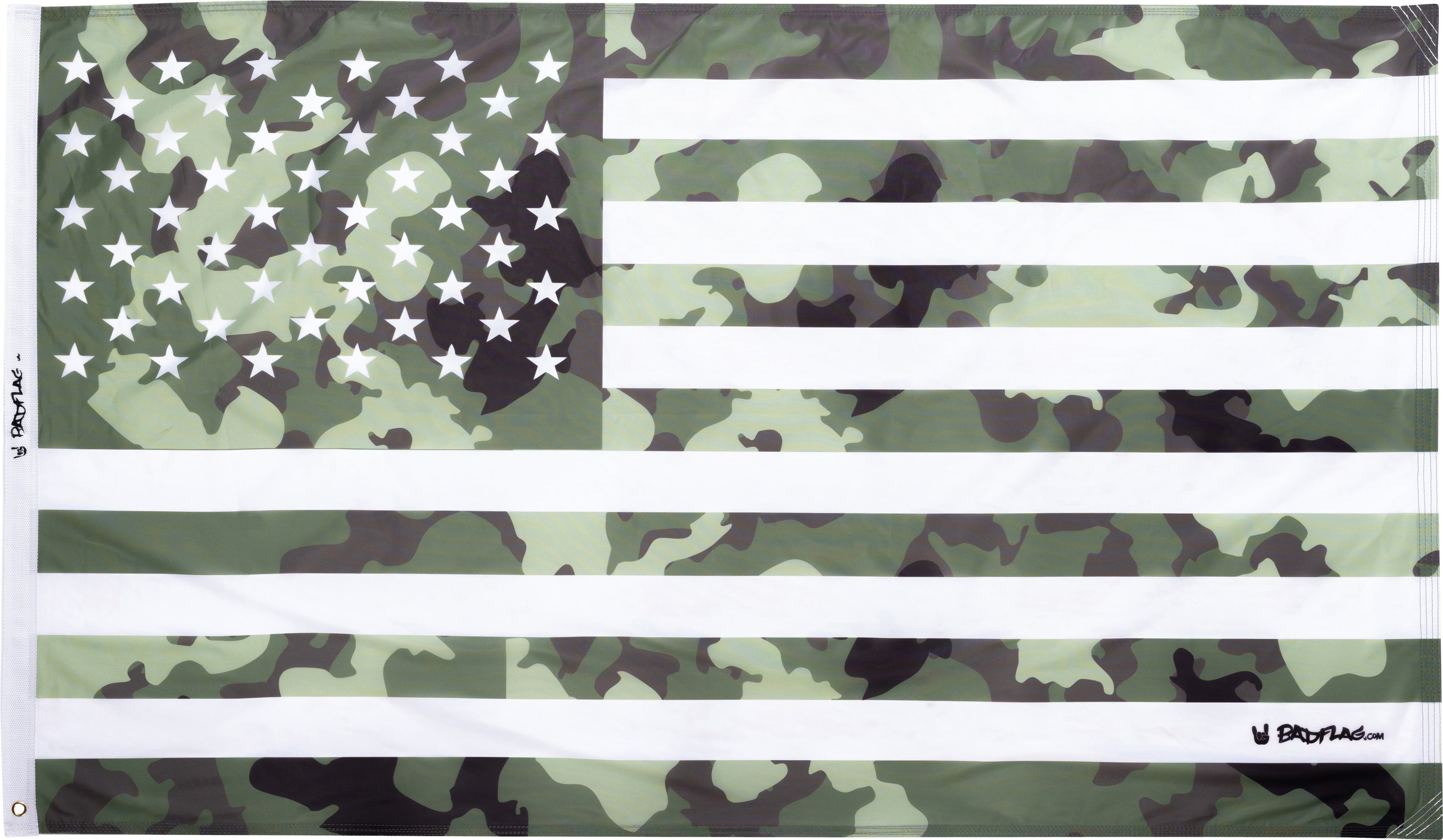 Photo of Green Jungle Camo American Flag by Bad Flag Store - Premium Flags for UTVs / Side by Sides