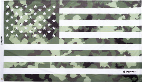 Photo of Green Jungle Camo American Flag by Bad Flag Store - Premium Flags for UTVs / Side by Sides