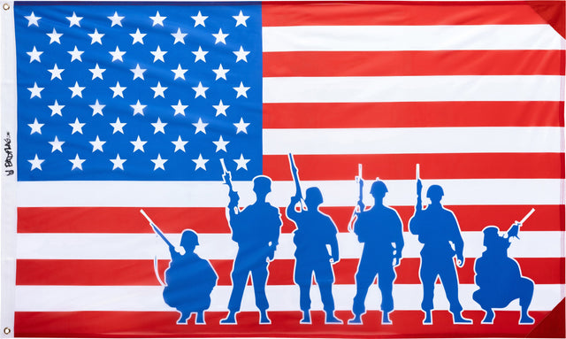 Photo of Troops American Flag by Bad Flag Store - Premium Flags for UTVs / Side by Sides