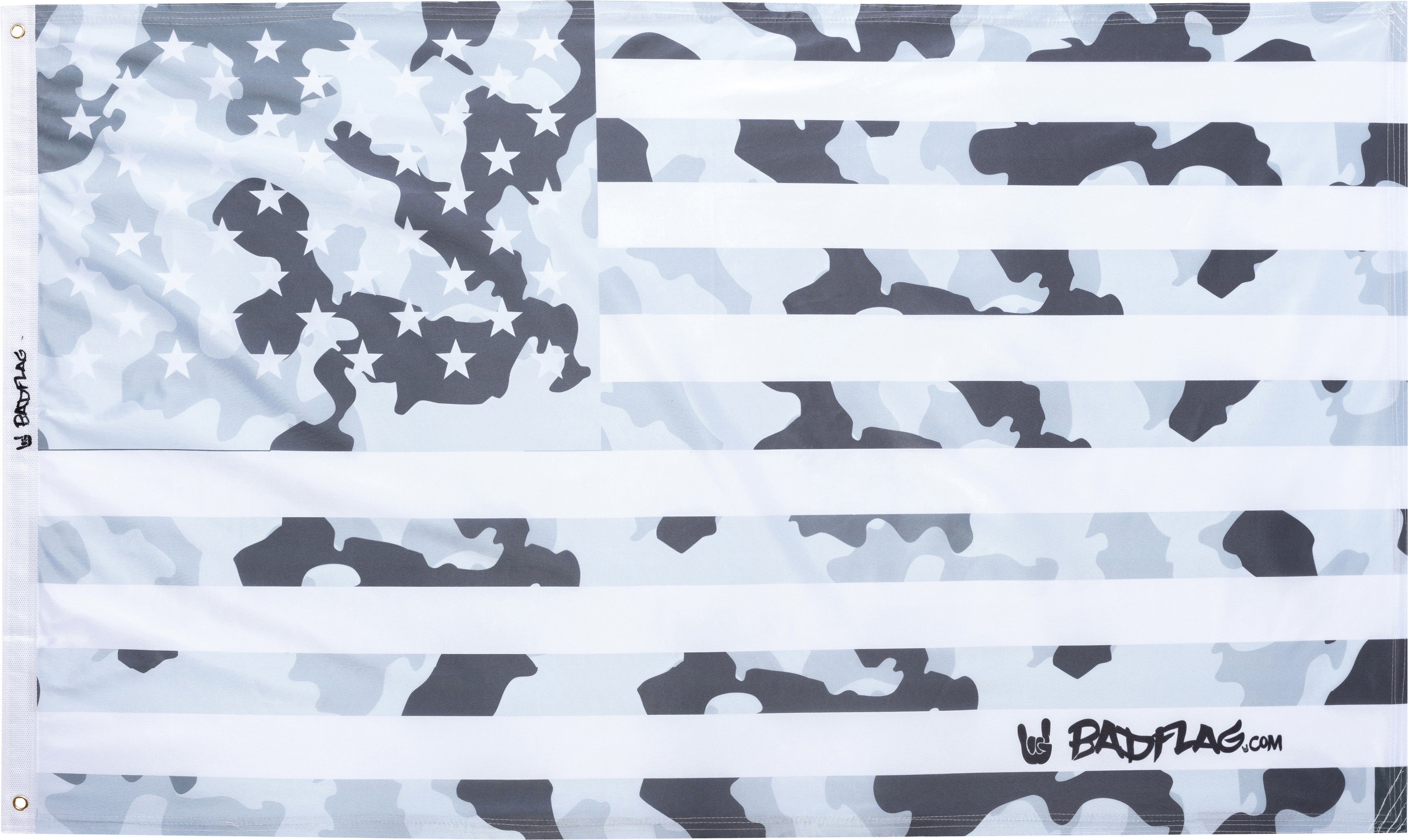 Photo of Black and White Camo American Flag by Bad Flag Store - Premium Flags for UTVs / Side by Sides