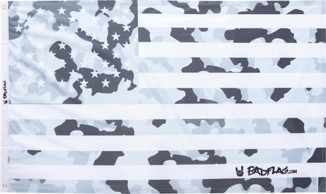 Photo of Black and White Camo American Flag by Bad Flag Store - Premium Flags for UTVs / Side by Sides