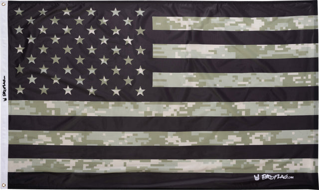 Photo of Forest Digital Camo American Flag by Bad Flag Store - Premium Flags for UTVs / Side by Sides