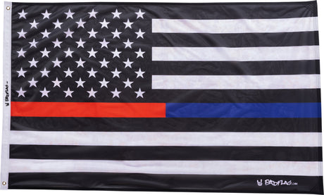 Photo of Red/Blue Line Flag by Bad Flag Store - Premium Flags for UTVs / Side by Sides