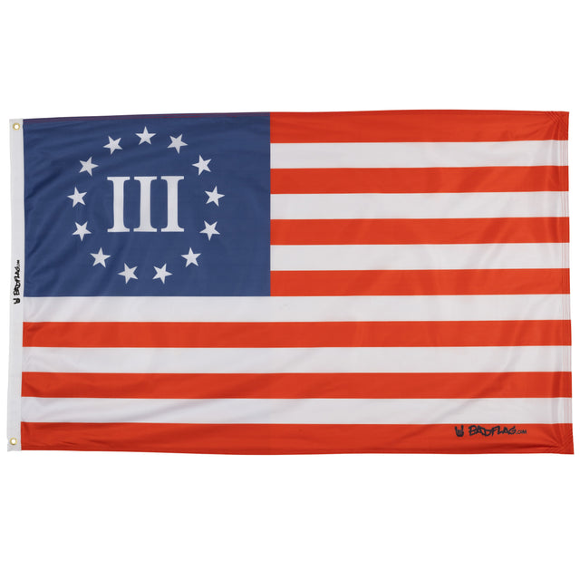 Photo of 3 Percent American Flag by Bad Flag Store - Premium Flags for UTVs / Side by Sides
