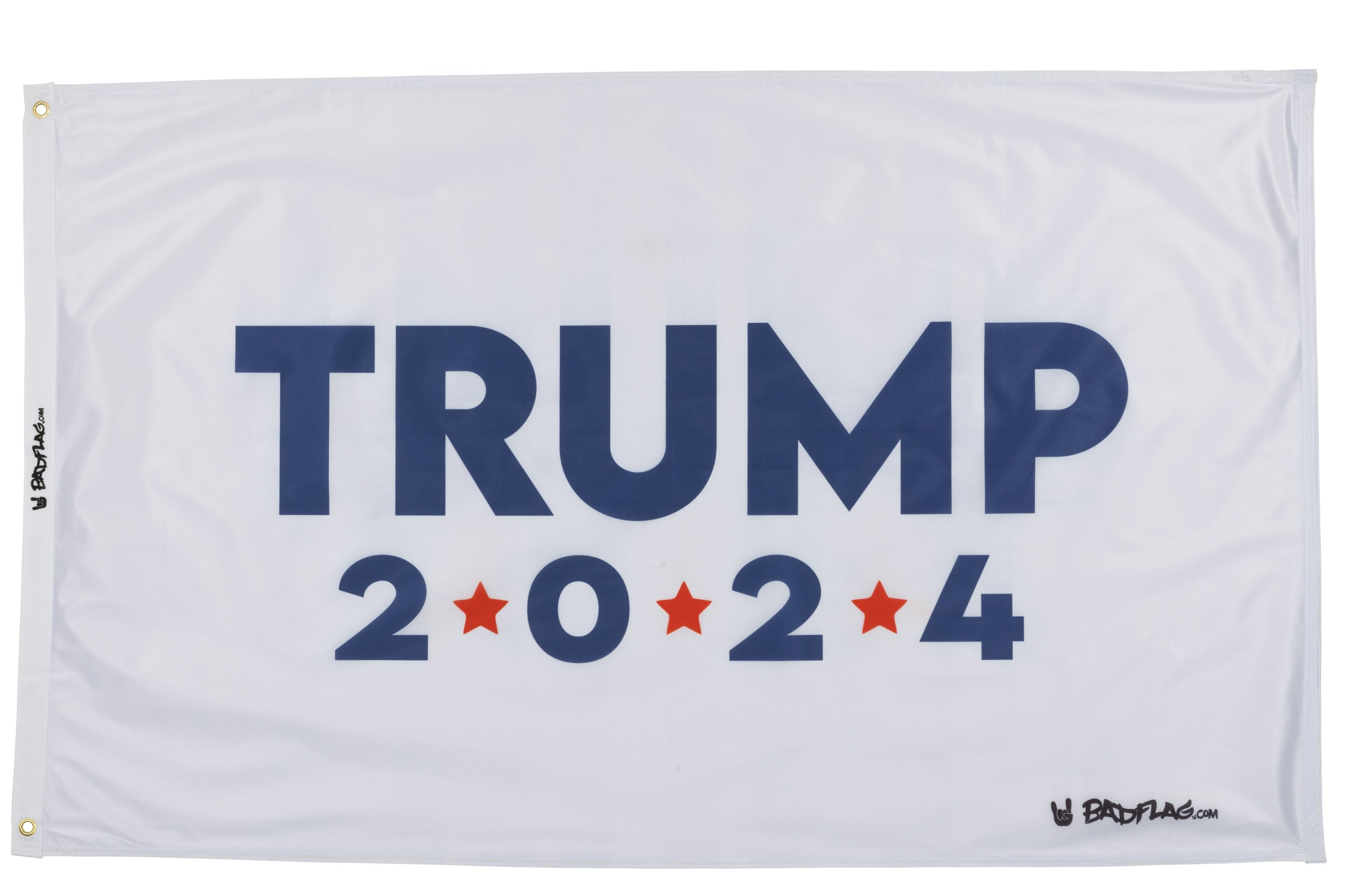 Photo of White Trump 2024 Flag by Bad Flag Store - Premium Flags for UTVs / Side by Sides