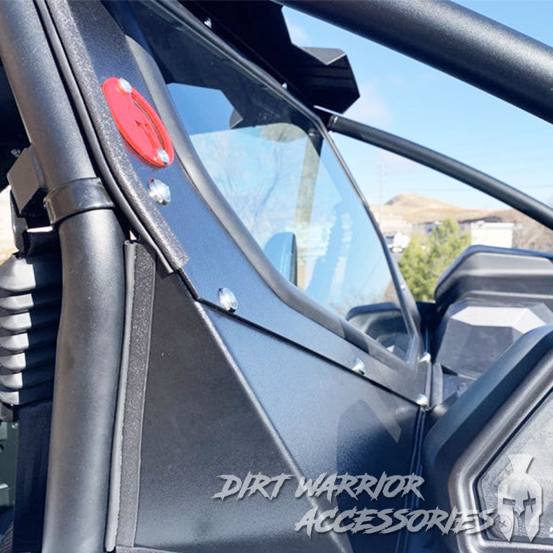 Photo of Dirt Warrior Accessories - Kawasaki TERYX KRX 1000 Rear Windshield 2-Seat 2020+ by Dirt Warrior Accessories - Premium WINDSHIELD for UTVs / Side by Sides