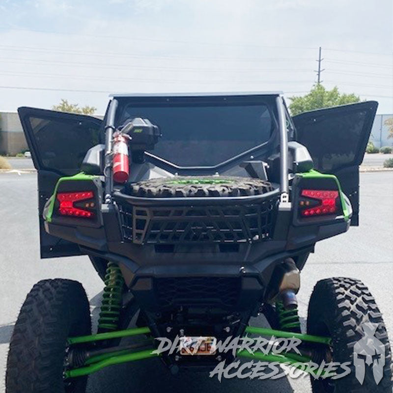 Photo of Dirt Warrior Accessories - Kawasaki Teryx KRX 1000 2-Seat Cab Enclosure "THE VAULT" Upper Side Doors & Panels (Patent Pending) by Dirt Warrior Accessories - Premium Cab Enclosures for UTVs / Side by Sides