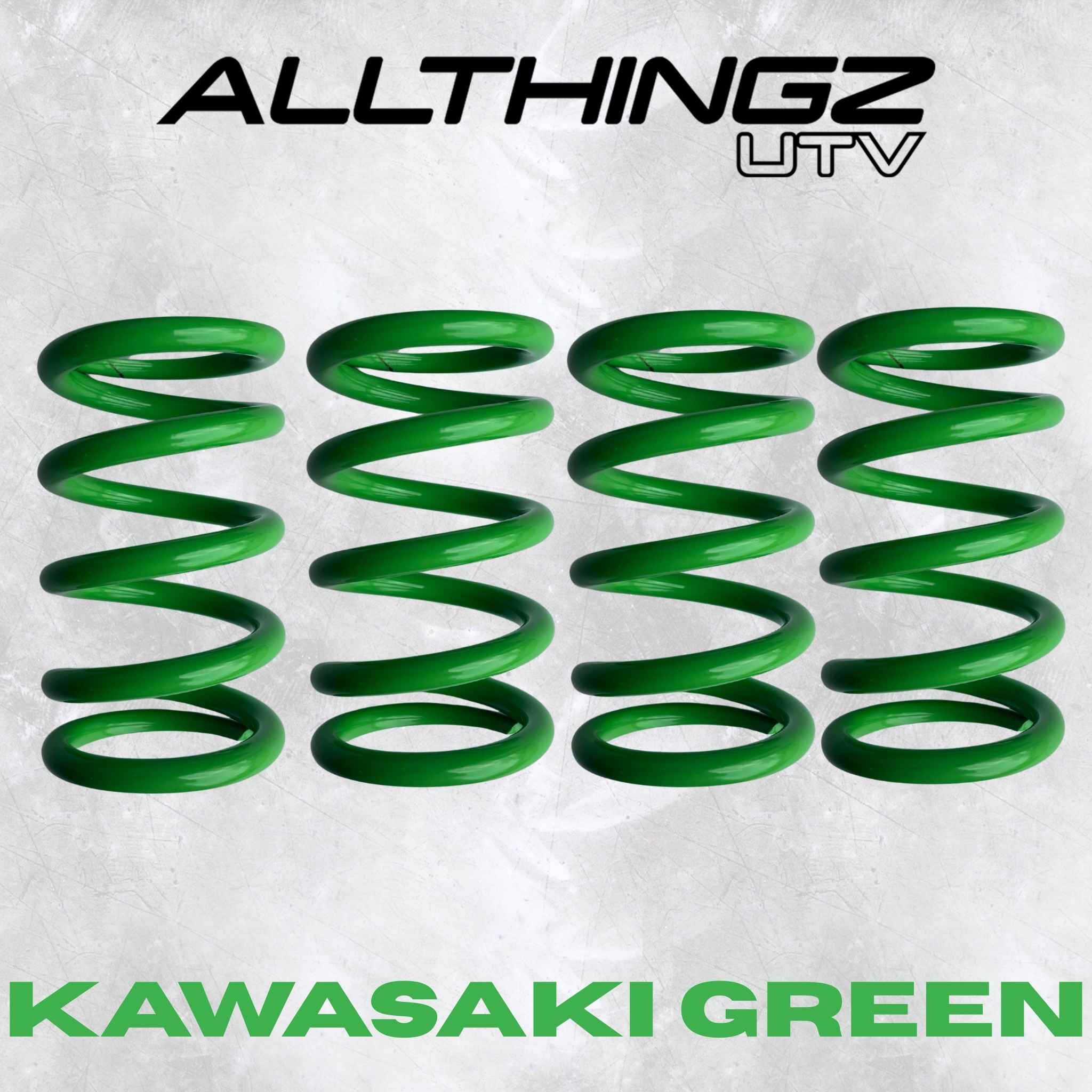 AllThingz UTV Kawasaki KRX 1000 4 Seater Dual Rate Spring Kit - 2-3" Lift + 80% Better Ride
