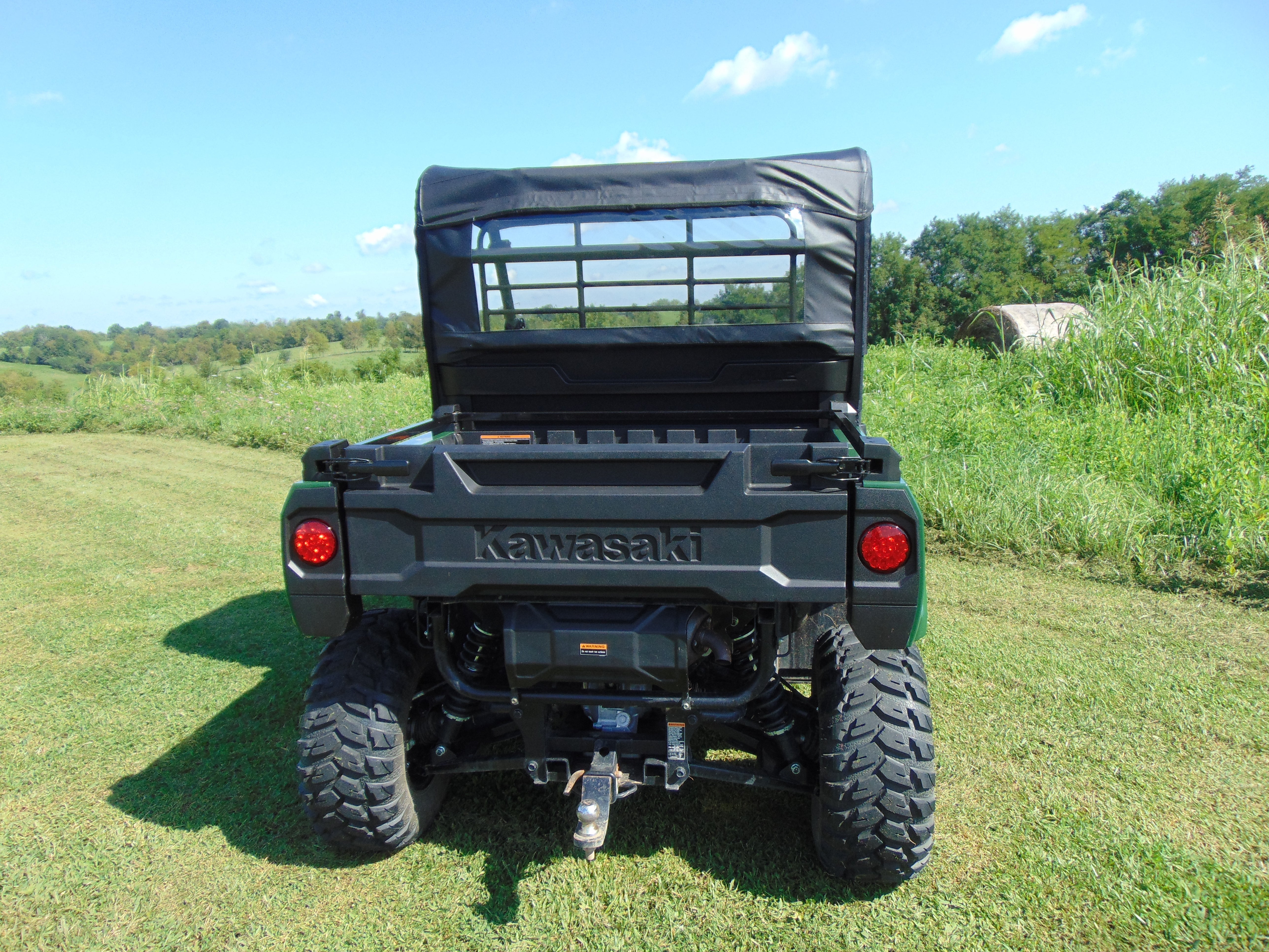 Photo of Kawasaki Pro-MX - Soft Back Panel by 3 Star UTV - Premium Enclosures for UTVs / Side by Sides