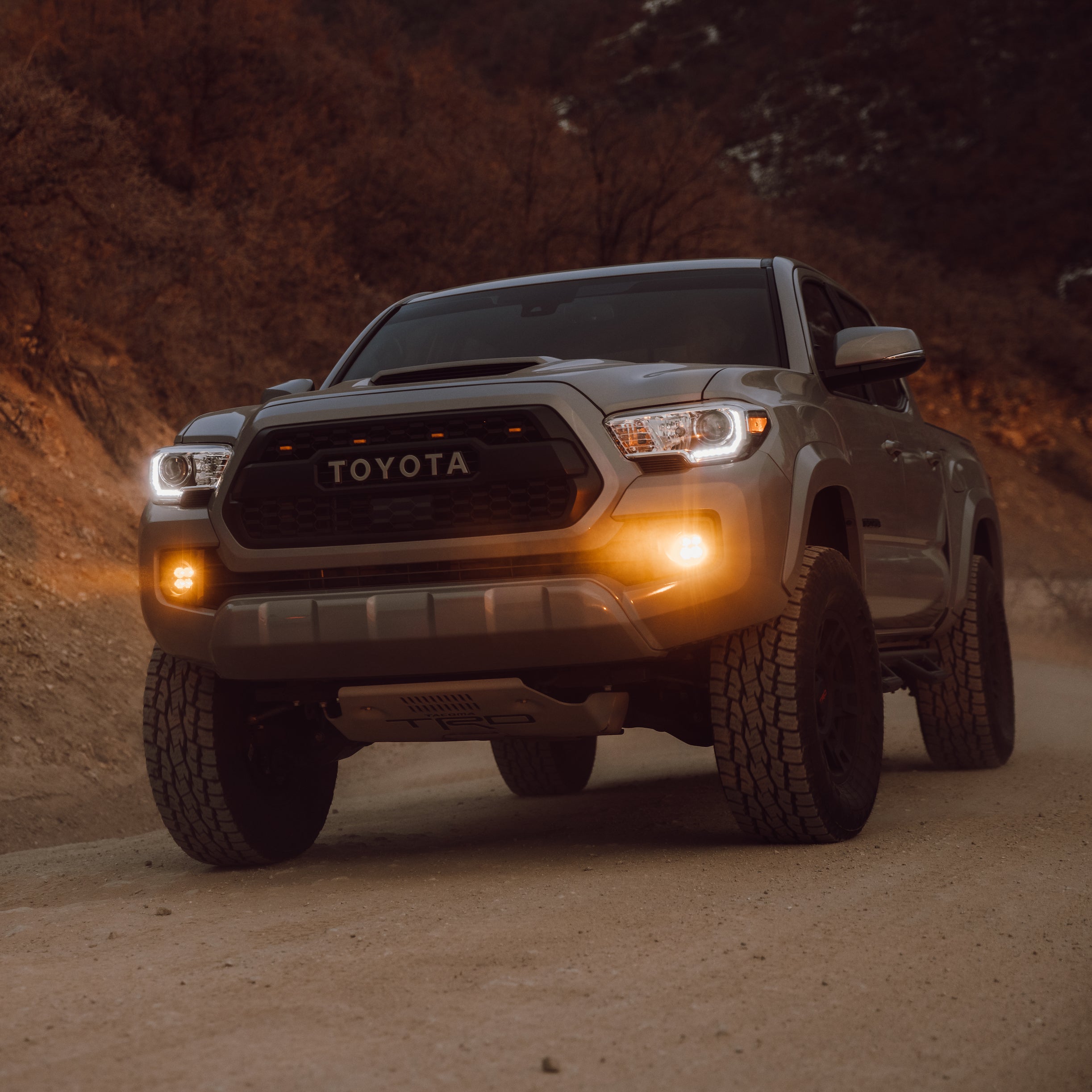Photo of Toyota Tacoma Fog Light Kit - Amber Lens - 2012+ by Heretic Studio Dealer Portal - Premium Light Bar for UTVs / Side by Sides