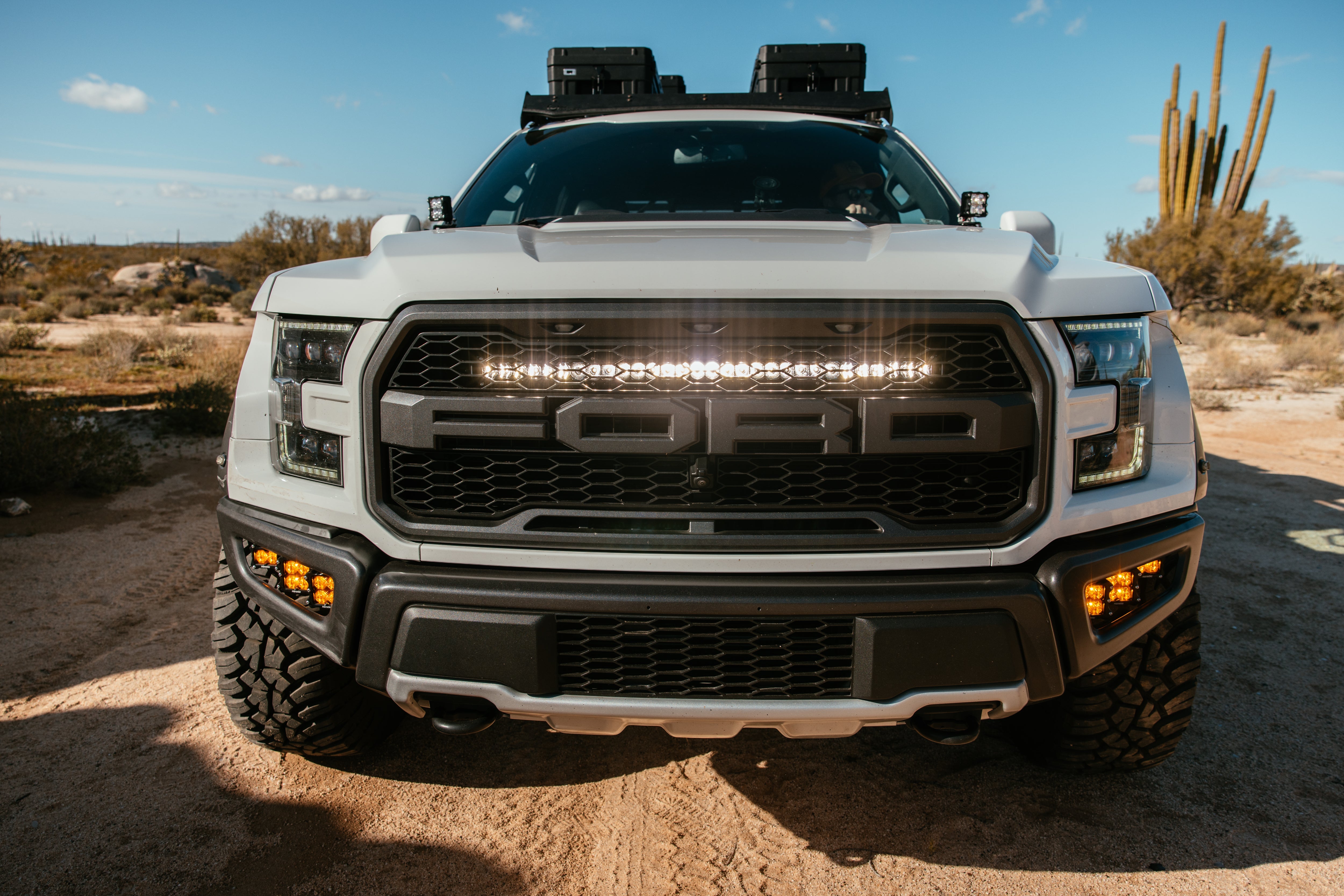 Photo of Ford F150 Raptor (2017-2021) - Behind The Grille 30" LED Light Bar - Clear Lens by Heretic Studio Dealer Portal - Premium for UTVs / Side by Sides