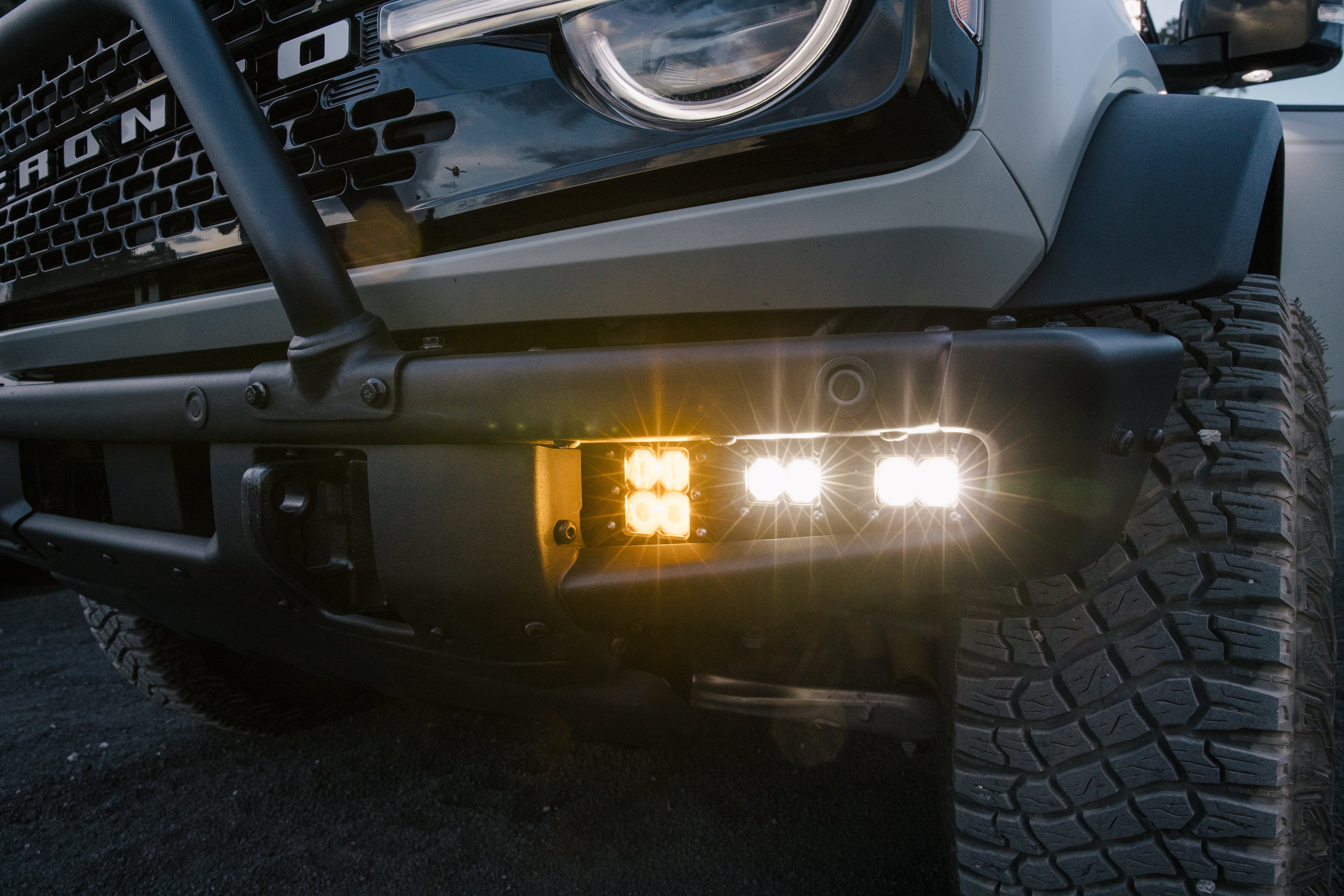 Photo of Ford Bronco - LED Modular Bumper Fog Light Kit by Heretic Studio Dealer Portal - Premium for UTVs / Side by Sides