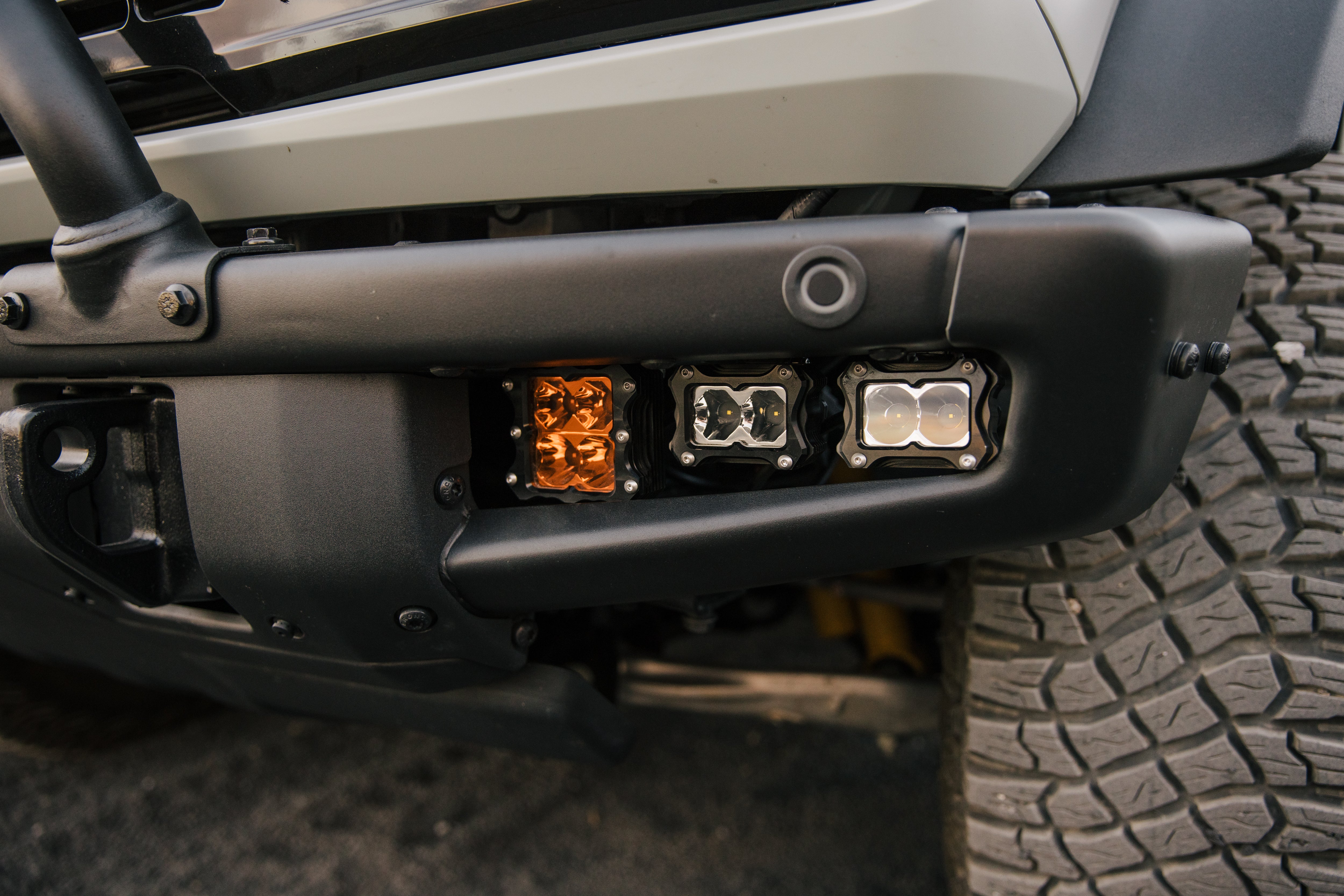 Photo of Ford Bronco - LED Modular Bumper Fog Light Kit by Heretic Studio Dealer Portal - Premium for UTVs / Side by Sides