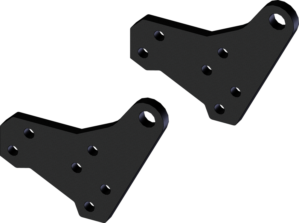 Photo of KFI 1"-2" UTV Plow Lift Kit (Pro 2.0 Push Tubes) by KFI - Premium Snow Plows for UTVs / Side by Sides