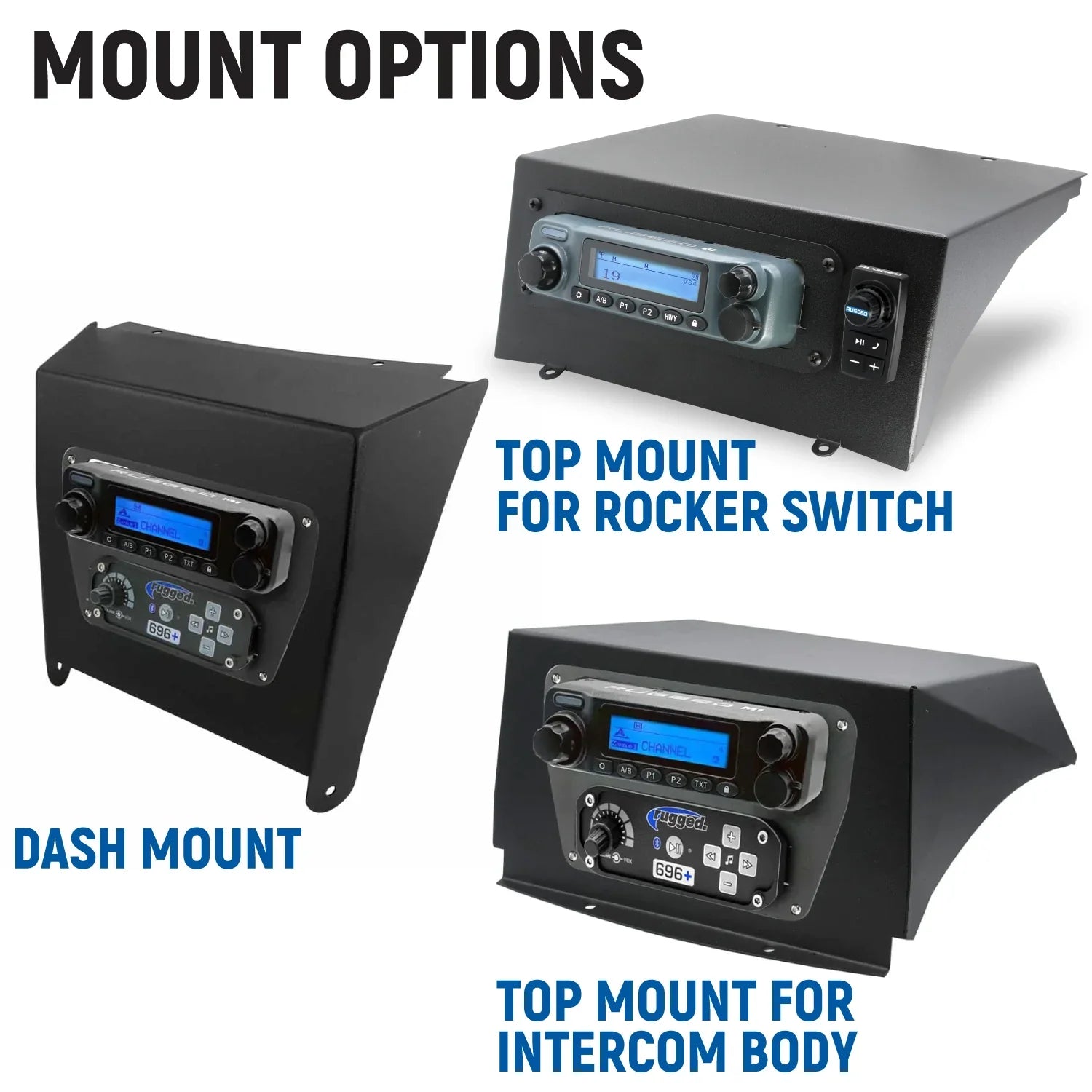Photo of Rugged Radios - Rugged Radios Kawasaki Teryx KRX Complete Communication Kit with Intercom and 2-Way Radio by Rugged Radios - Premium Parts and Accessories for UTVs / Side by Sides