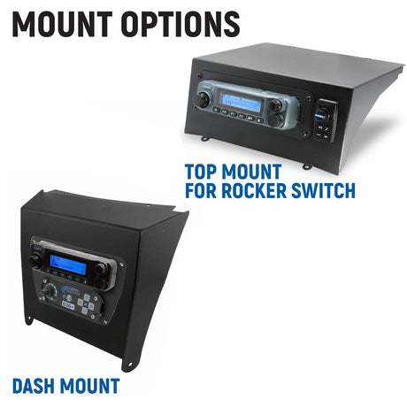 Photo of Kawasaki Teryx KRX Complete Communication Kit with Bluetooth Intercom and 2-Way Radio by Rugged Radios - Premium for UTVs / Side by Sides
