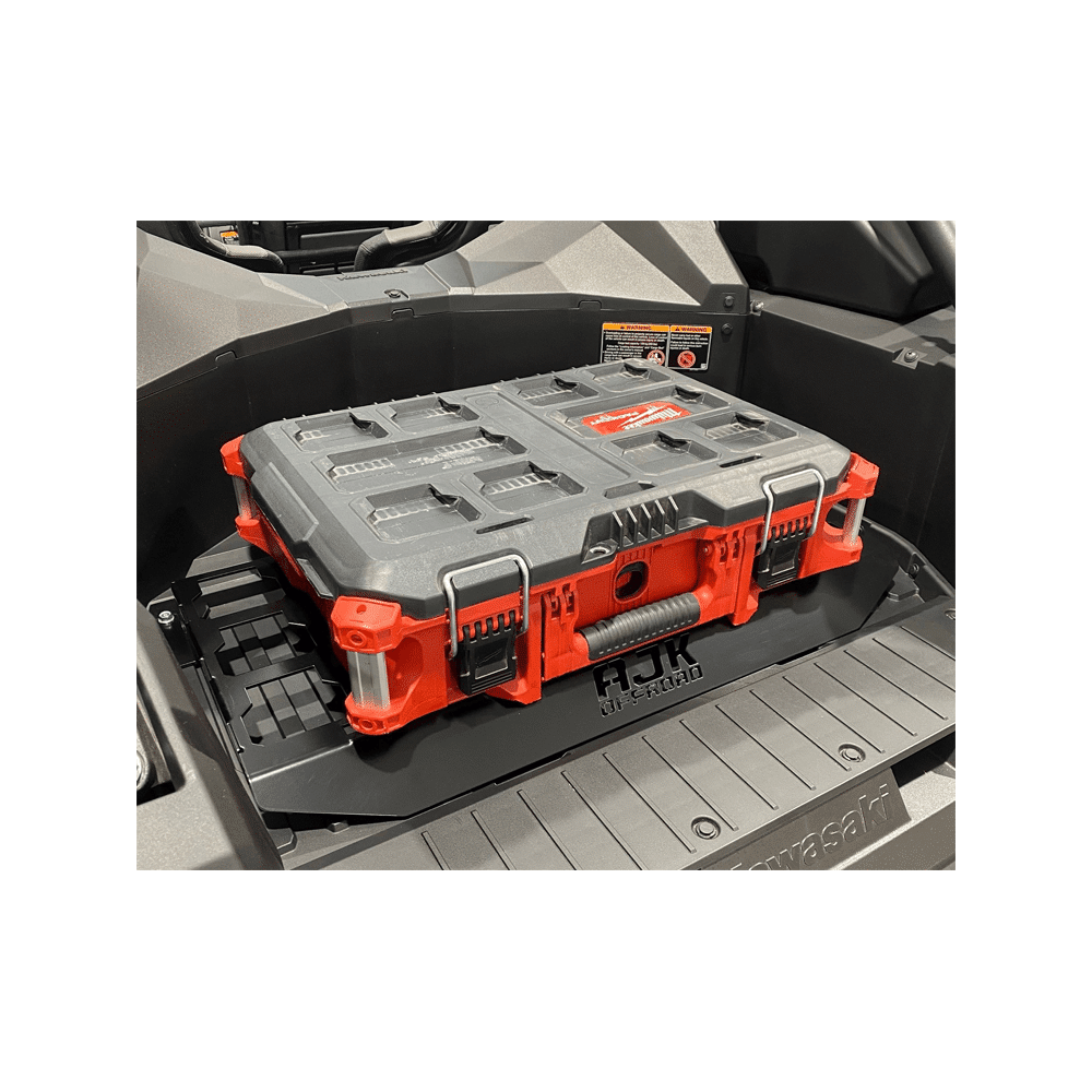 Photo of Kawasaki KRX Packout Mount 1.5 by AJK Offroad - Premium Storage for UTVs / Side by Sides