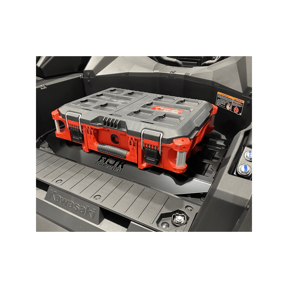 Photo of Kawasaki KRX Packout Mount 1.5 by AJK Offroad - Premium Storage for UTVs / Side by Sides