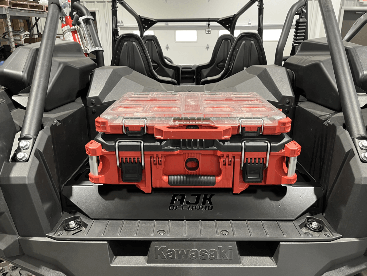 Photo of Kawasaki KRX Packout Mount - Subwoofer Compatible by AJK Offroad - Premium for UTVs / Side by Sides