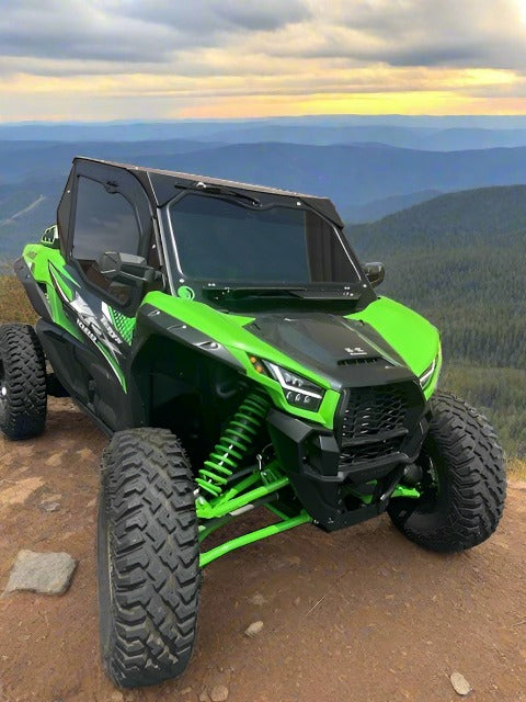 Photo of KAWASAKI Teryx KRX 1000 2-SEAT Cab Enclosure "THE VAULT" Upper Side Doors & Panels (Patent Pending) by Dirt Warrior Accessories - Premium VAULT for UTVs / Side by Sides